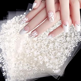 Self-adhesive 3D self-adhesive with white flowers, joyful white flowers, traditional flowers, acrylic nail art supplies to do yourself, 30 pieces.. Shop smarter with DIAYTAR Nigeria — from household essentials to electronics, we have everything you need. Plus, our delivery is fast, secure, and arrives between 5 and 8 days.