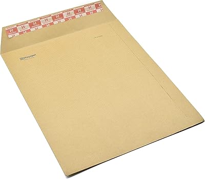 Hissable A4 envelope with automatic closing, package of 50, 12 "x 10" format, brown.. Shop with confidence at DIAYTAR NIGERIA, Nigeria's premier affordable e-commerce platform.