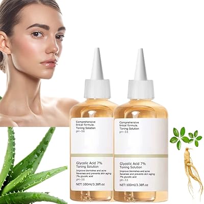 Pack of 2 rejuvenating solution to 7 %glycolic acid, the solution for normal complexion with glycolic acid to hydrate and nourish the skin, for all skin types.. Discover unbeatable variety on DIAYTAR Nigeria — shop today, delivered this week.