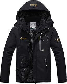 Yostar men's waterproof ski jacket, windbreaker, hot winter jacket for camping, hiking, skiing.. Shop with intention at DIAYTAR NIGERIA, offering thousands of products at budget-friendly prices.