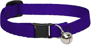 Lupine cat necklace with basics bell, purple, 1.27 ".. Shop from anywhere in Nigeria and receive your DIAYTAR purchases at affordable prices within a week.