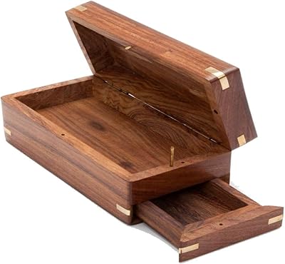 Puzzle box on wooden support with hidden compartments, unique gift, Enigma secret piggy bank.. Get your essentials without leaving home — thanks to DIAYTAR Nigeria.