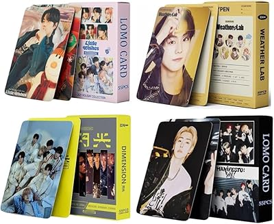 Goodrun A set of photo cards for members and the new album, photo cards for members and the new album, greeting cards or postcards, postcards, gifts for Enjin, 4 packages/220 pieces.. DIAYTAR NIGERIA: Your gateway to affordable products delivered reliably across Nigeria.