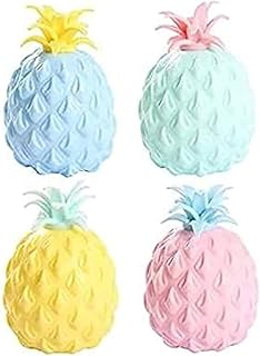 ECV 4 pieces anti-stress pineapple balls fidget toy anti-stress ball party gifts (random color).. Shop across boundaries with DIAYTAR NIGERIA's comprehensive platform and budget-friendly delivery.