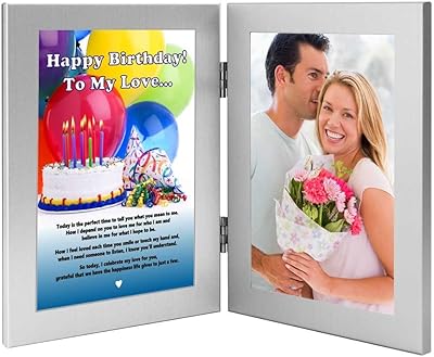 Birthday present for woman, husband, girlfriend, boyfriend - love poem card in a setting.. DIAYTAR NIGERIA: Connecting Nigerians with affordable products through our expansive e-commerce platform.