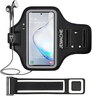 Gamachi brassard for Galaxy Note 10 +/9/8, Waterproof telephone brassard for walking room training in the gym for Samsung Galaxy Note 8/9/10 Plus with keychain/card (black).. Experience shopping freedom with DIAYTAR NIGERIA's vast selection and 5-8 day nationwide delivery service.