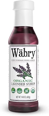 Biological lavender syrup Wäbry -16.4 Oz (468 g), natural coffee syrup, perfect for slats, tea, crushed ice and sodas, vegan, GMO -free, colorless, gluten -free snow syrup -BPA -.. DIAYTAR Nigeria: trusted by thousands for fast, reliable delivery.