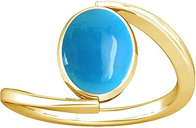 Panchadhatu Turquoise Ring Divya Shakti 4,25-4.50 carats (Firoza/Feroza) Stone Ring for Women, Panchadhatu.. Looking for quality and speed? You’ll find both at DIAYTAR Nigeria.