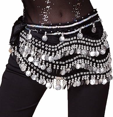 Monavi Belly Dance Hip Tribal Scarf Corpusted Belt Silver Parts Size Wallet Skirt.. DIAYTAR NIGERIA delivers more than products - we deliver affordable shopping satisfaction nationwide.