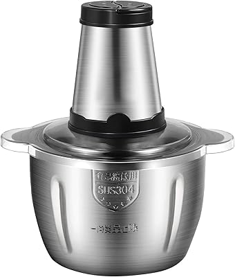 Mobodi 2L electric meat chopper, multifunctional stainless steel food processor for meat and vegetables.. Navigate countless options with DIAYTAR NIGERIA's comprehensive marketplace and budget-friendly shipping.