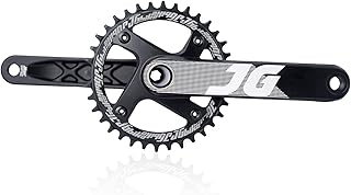 Mountain bike pedals JGBIKE Square conical 170 mm 104 BCD with chain and bolts for BMX mountain bike cycling on road, compatible with Shimano, SRAM, FSA, GAINT.. Transform how you shop with DIAYTAR NIGERIA's vast selection and budget-friendly delivery options.