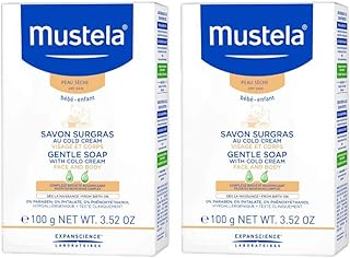 Mustela Baby Gentle Soap - Soap bread for dry skin - with natural avocado, cold cream, beeswax and shea butter - 3.52 oz - Pack of 2.. Shop from our extensive catalog at DIAYTAR NIGERIA and enjoy doorstep delivery in just 5-8 days.