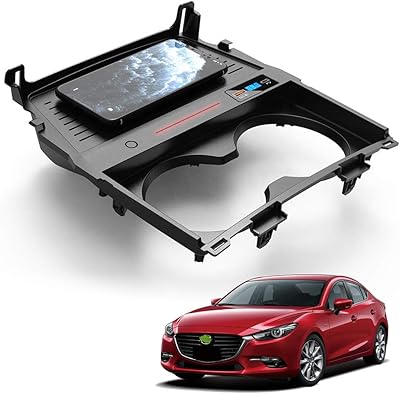 Car wireless charger for Mazda 3 2020 Accessories panel.. Experience the power of choice with DIAYTAR NIGERIA's vast catalog and affordable 5-8 day delivery.