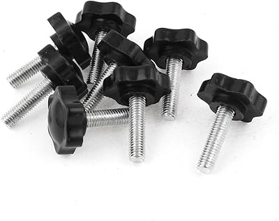 Sourcing map 8 pcs black spare part m8 x 30mm male thumbddling male button button.. DIAYTAR NIGERIA connects Nigerians with quality products at affordable prices, delivered in 5-8 days nationwide.