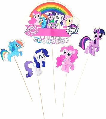 FAM 5 pieces Little Pony Cake Topper - Set of miniature cake decorations - Horse birthday decorations - Little Pony party supplies.. Your one-click solution to affordable shopping, DIAYTAR NIGERIA delivers quality products nationwide.