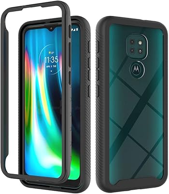 Motorcycle shell G9 Play, ABHOLE Anti -slip non -slip double layer Transparent rear shell, full protective cover for Motorola Moto G9 Play Black.. DIAYTAR NIGERIA revolutionizes online shopping with competitive prices and reliable 5-8 day delivery.