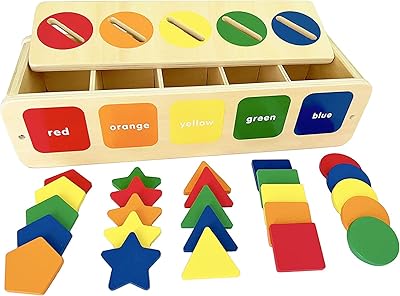 Montessori toys for 1 2 3 years of wood sorting for toddlers with box.. Enjoy effortless shopping and speedy delivery with DIAYTAR Nigeria.