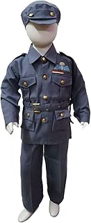 BookMycostume Indian Air Force Profession Community Helper Children's Costume 9-10 years old, Bluish gray.. Your shopping needs fulfilled through DIAYTAR NIGERIA's extensive selection and nationwide delivery.