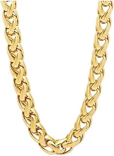 Mandi golden chain necklace for women and men.. DIAYTAR NIGERIA delivers happiness in 5-8 days with our affordable and diverse product range.