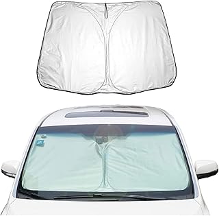 Car windshield sunglasses for Kia Morning 2018-2021, blocks UV rays, front windshield sun to keep the vehicle cool, silver.. Shop with purpose at DIAYTAR NIGERIA and receive your purchases at unbeatable prices within the week.
