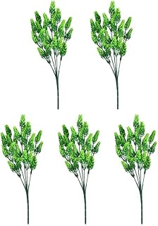 Artificial plants plastic hop False simulation shrubs greenery for 5 -piece decoration.. More than a store — DIAYTAR Nigeria is your shopping partner.