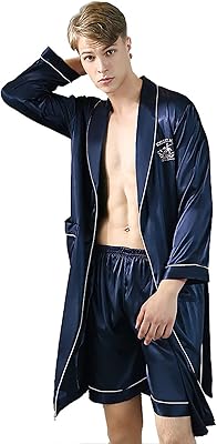 Set of satin clothes for men together with summer kimono nights house the house.. Experience shopping freedom with DIAYTAR NIGERIA's vast selection and dependable nationwide shipping.