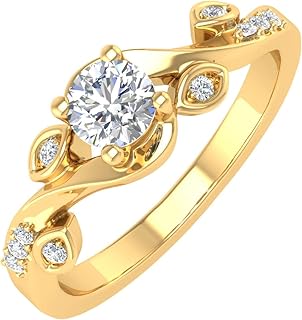 1/5 Carat Diamonds' engagement rings in 10 carat gold - IGI certified.. DIAYTAR NIGERIA brings the marketplace home to you with affordable prices and delivery in 5-8 days.