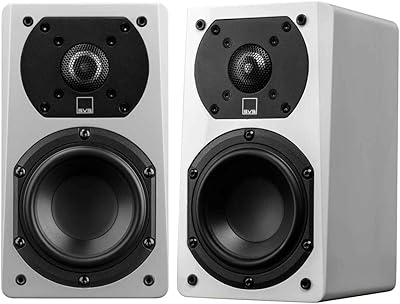 Pair of satellite svs prime satellite speakers - shiny white.. DIAYTAR NIGERIA: Where every shopping need is met with affordable prices and reliable 5-8 day delivery.