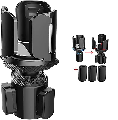 Carling carrier lengthening, adapter of improved stretch car clerk with adjustable extension base, large bottles, coffee cup and large drinks (black).. DIAYTAR NIGERIA: Where shopping is affordable, selection is vast, and delivery is always reliable.