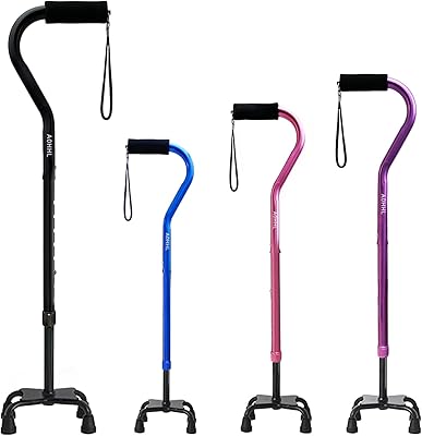 Quadruple foldable and adjustable quadruple walking rod, portable walking rod for men, women, elderly, light and durable with 4 axis base for more balance, autonomous gifts for mom and dad (black).. Don’t wait weeks — DIAYTAR Nigeria delivers your order in just a few days.