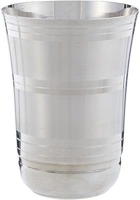 Raj glass in stainless steel, silver, 4 inch, STGN01.. DIAYTAR NIGERIA puts thousands of products at your fingertips with affordable prices and delivery within a week.