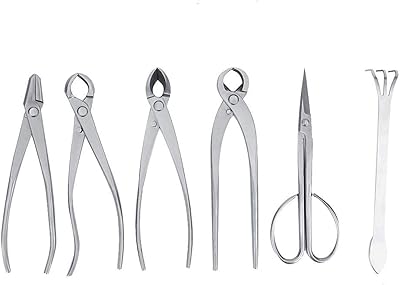 Set of tools for bonsai 6 pieces slices concave vegetable tree of professional quality with bag.. Discover endless possibilities with DIAYTAR NIGERIA's comprehensive catalog and budget-friendly delivery.