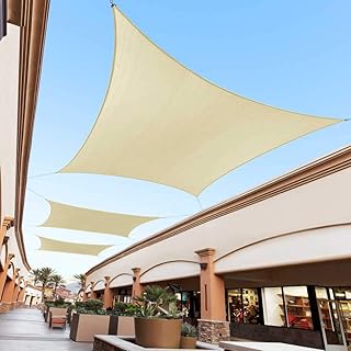 Rectangular parasol beige royal shade 14 x 20 feet, personalized format, RSTAPR1420, 95 % UV blockage - Robust commercial standard - 200 g/m2 - 5 year warranty.. DIAYTAR NIGERIA: Making online shopping accessible with affordable prices and nationwide delivery service.