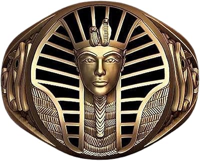 Egyptian pharaoh's ring for men's biker ring hip hop in shape.. Shopping has never been easier — DIAYTAR Nigeria delivers it all in 5–8 days.