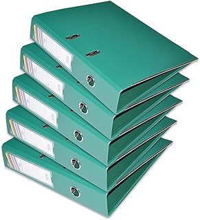 Set of 10 arched binders, polypropylene, 8 cm, size f/s, green, original Germany - FSBF8PGRF10.. DIAYTAR NIGERIA combines affordability with convenience, delivering your purchases within 5-8 days.