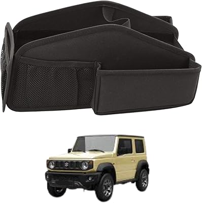 Transmission storage and organization tray for Suzuki Jimny de Jimny Mall for 2019 2020 2021 2022 2023 JB64 JB74 | Black color | Robust fabric | interior accessories.. Discover the perfect balance of price and convenience with DIAYTAR NIGERIA's nationwide e-commerce platform.