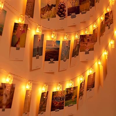 Hongming 6 m LED LED LED garland with 40 Clips Photo Fancy strip for decoration.. DIAYTAR NIGERIA: Bringing quality products to every Nigerian home at prices everyone can afford.