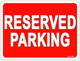 Rubik 20 x 15 cm reserved parking panel plastic panel.. DIAYTAR NIGERIA brings online shopping to every Nigerian with affordable prices and reliable shipping.