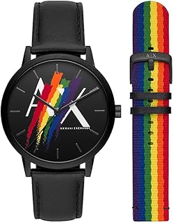 Men's Watch Armani Exchange with three needles, stainless steel, 42 mm size, black collection, 42 mm, bracelet.. Shop smarter with Nigeria's premier e-commerce platform, featuring affordable products delivered nationwide.