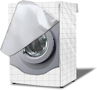 Washing machine cover in square mesh coated with Oxford fabric for fully automatic rotary washing machine, waterproof, anti-sun and dust cover 85 x 60 x 60 cm size L.. Discover the joy of online shopping with DIAYTAR NIGERIA's budget-friendly prices and reliable shipping.