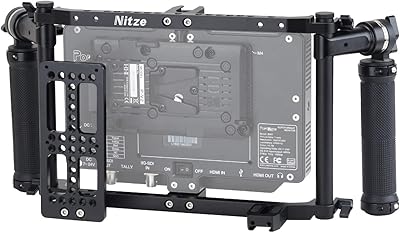 Nitz monitor cage with adjustable handles for LCD screen up to 9 inches from directors - JSQ -002.. Shop for everything you need at DIAYTAR NIGERIA, with budget-friendly prices and quick delivery.