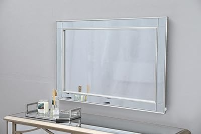Pan Emirates Turin 60x90 cm furniture mirror - Silver.. Need it fast? DIAYTAR Nigeria ships in just 5 to 8 days nationwide.