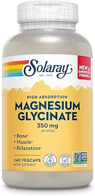 Solary Magnesium Glycinate with high absorption 350 mg 240 Vegaps.. Experience the simplicity of DIAYTAR NIGERIA's extensive marketplace with delivery within 8 days.
