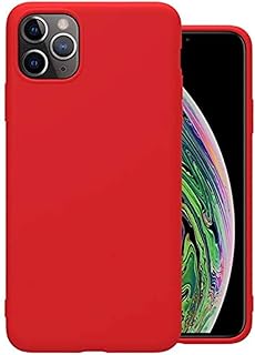 Silicone protective shell for iPhone 11 - Fine shell in liquid anti -shock flexible liquid silicone gel, scratches and fingerprints (iPhone 11, Red).. DIAYTAR NIGERIA: Where affordable online shopping meets reliable delivery across Nigeria.