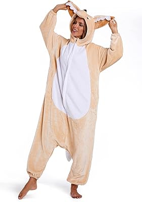 Olala Adult Fennec Fox Oneesie Animal Pays Flaneur Home Clothing Night clothes Halloween combination for women men.. Wide range, low cost, fast delivery — that’s DIAYTAR Nigeria.