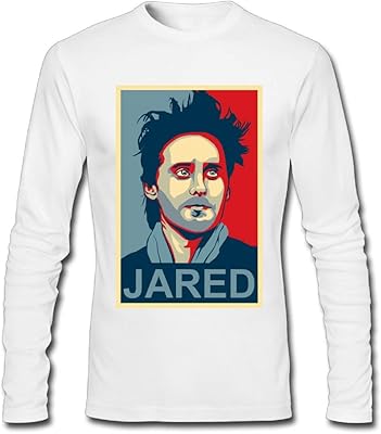 Jared Leto Joker Logo 2016 DIY T-shirt in casual cotton with long sleeves for men.. Be part of Nigeria’s most trusted online shopping experience — DIAYTAR Nigeria.