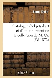 Catalog of works of art and furnishings from the collection of M.CR... Shop with ease at DIAYTAR NIGERIA and enjoy our extensive product range delivered at affordable rates.
