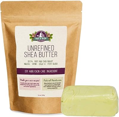 Choice of Nature, unrefined organic raw shea butter | 16 oz/453 g | Quality pure body butter A | Efficient for dry skin, stretch marks and eczema | Natural hydrating formula | for women and men.. DIAYTAR NIGERIA: Where every Nigerian finds what they need at prices they can afford, delivered promptly.