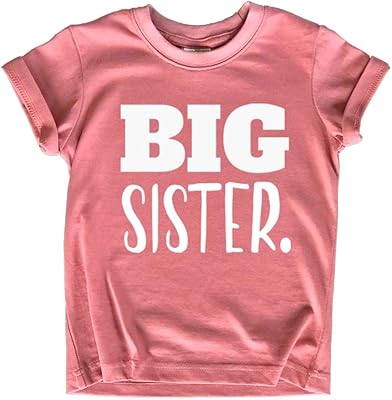 Big Sister advertising shirt Big Sister For clothing for young girls.. DIAYTAR NIGERIA: Empowering Nigerians with access to affordable products delivered within 8 days.