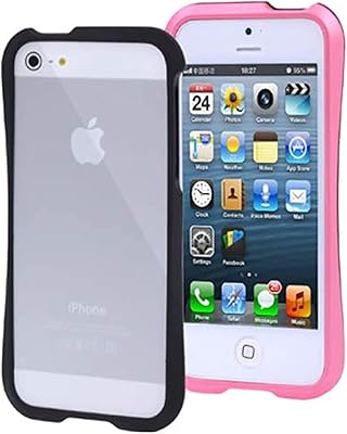 Plastic frame Fine two -tone for Apple iPhone SE 5 5S.. Shop smarter, not harder with DIAYTAR NIGERIA - thousands of products at your fingertips with affordable delivery.